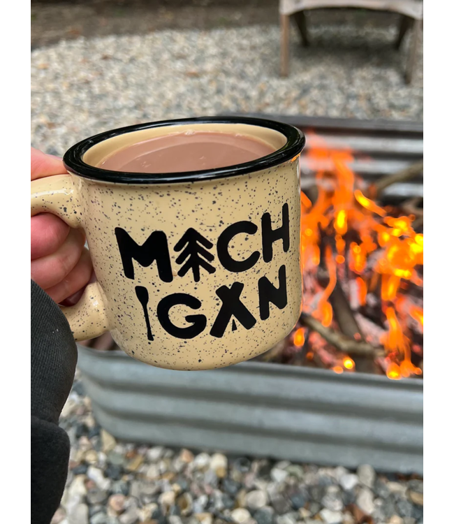 Michigan Awesome Michigan Outdoors Campfire Mug