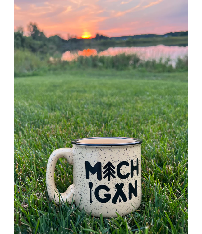 Michigan Awesome Michigan Outdoors Campfire Mug