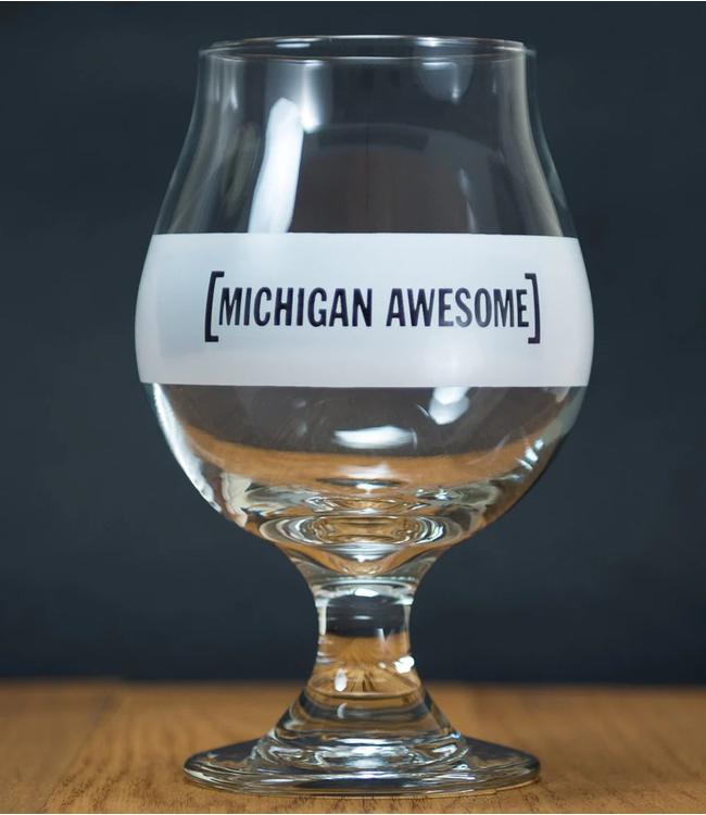 Michigan Awesome Michigan Awesome Tulip Glass