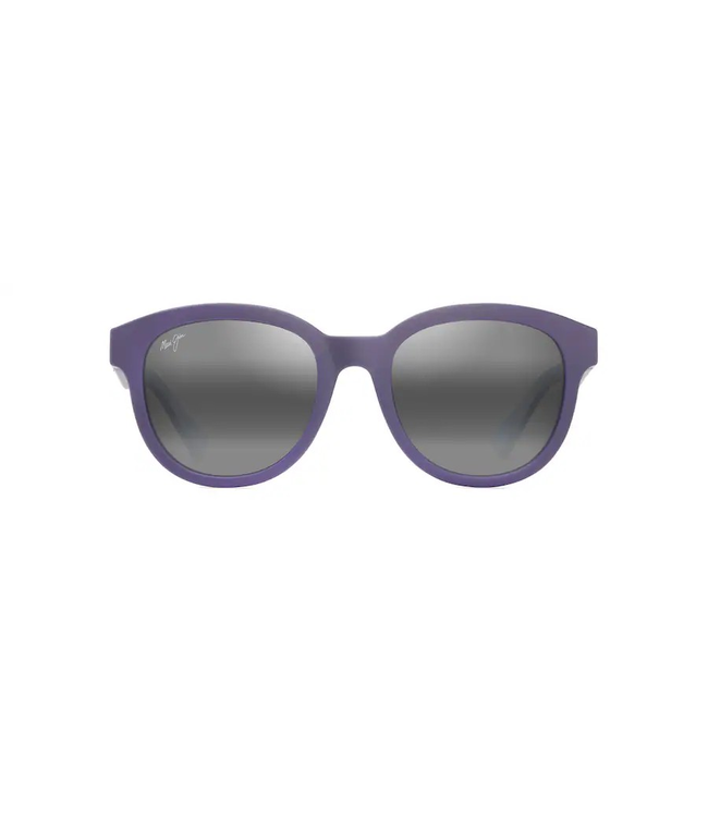 Maui Jim Ihupani Asian Fit Matte Dark Violet w/ Purple Gre
