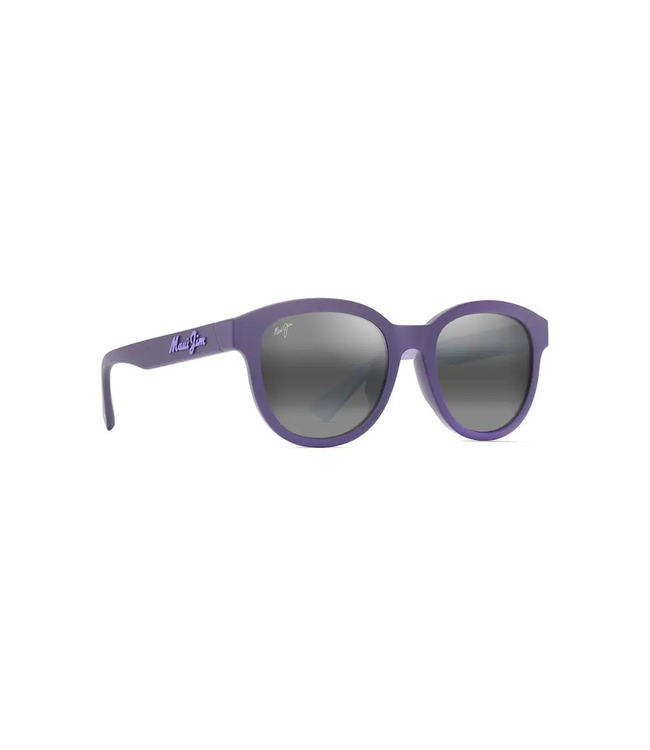 Maui Jim Ihupani Asian Fit Matte Dark Violet w/ Purple Gre
