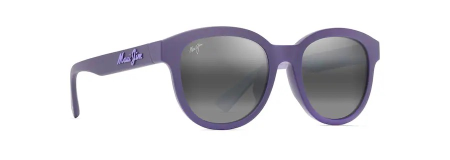 maumi Maui Jim Ihupani Asian Fit Matte Dark Violet w/ Purple | Sun