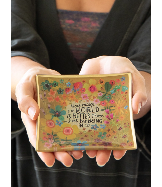 Natural Life Glass Tray