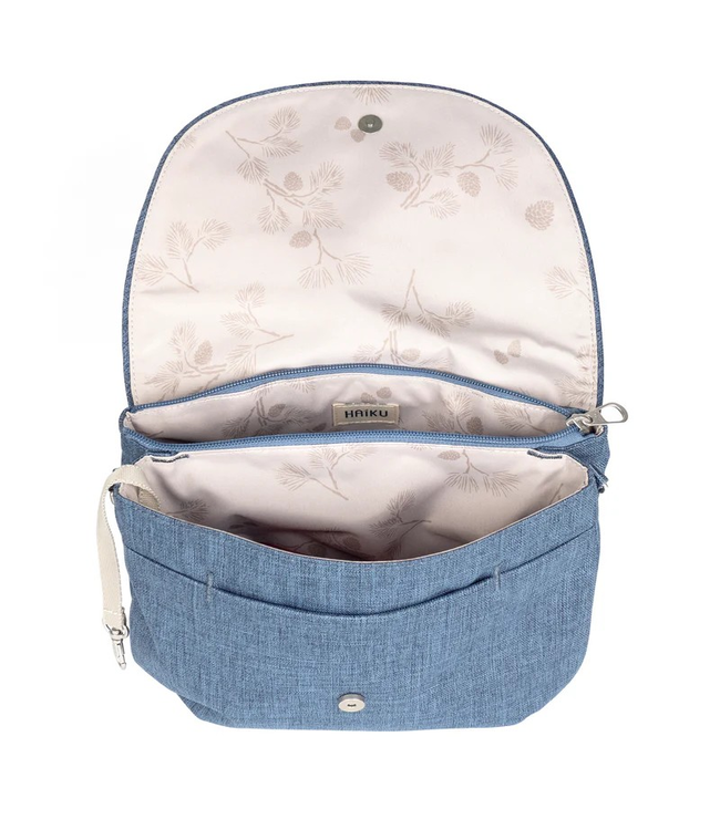 Haiku Bliss Eco-Friendly RFID Blocking Travel Crossbody Saddle Bag