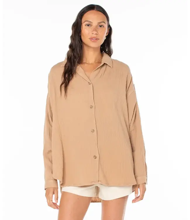 Roxy Morning Time Button Up