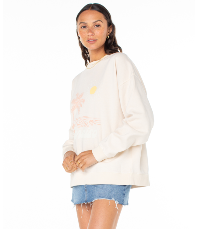 Roxy Lineup Oversized Crew