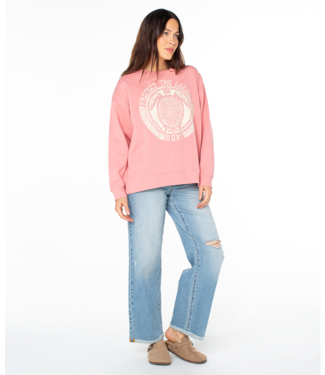 Roxy Morning Hike Crew Neck Sweatshirt
