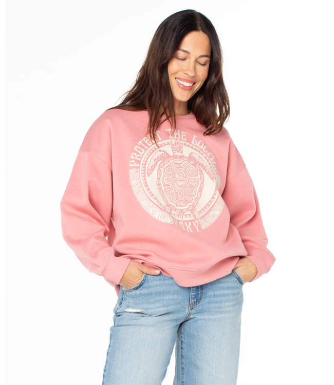 Roxy Morning Hike Crew Neck Sweatshirt