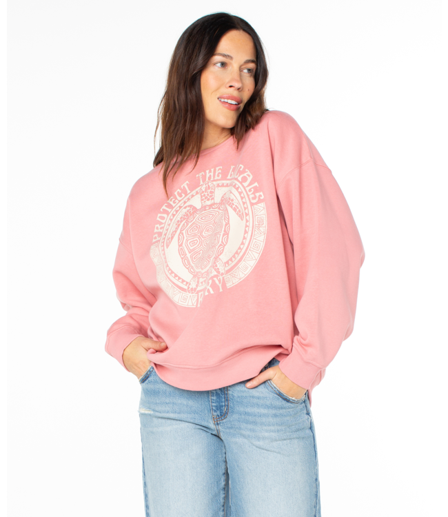 Roxy Morning Hike Crew Neck Sweatshirt