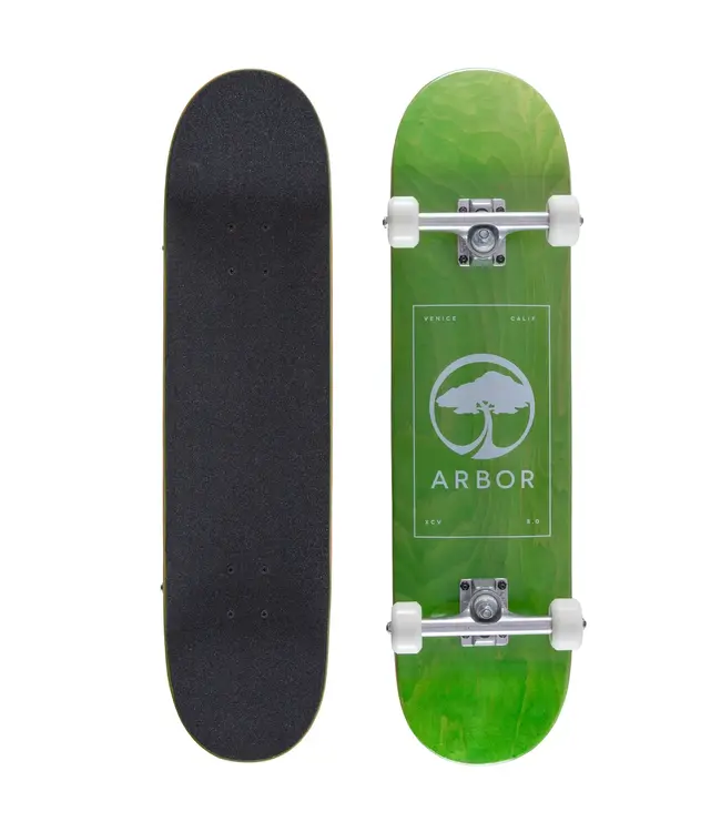 Arbor Street 8.0 Logo Complete Skateboard
