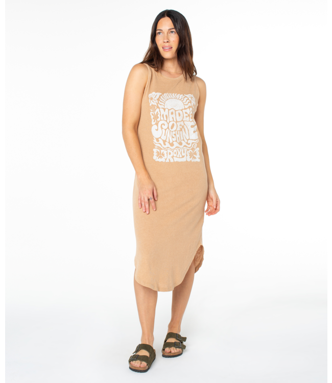 Roxy Made Of Sunshine Wildflower Midi Dress