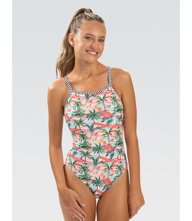 Dolfin Uglies Printed V Back Women's Swim Suit