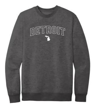 Michigan Awesome Detroit Crewneck Sweatshirt