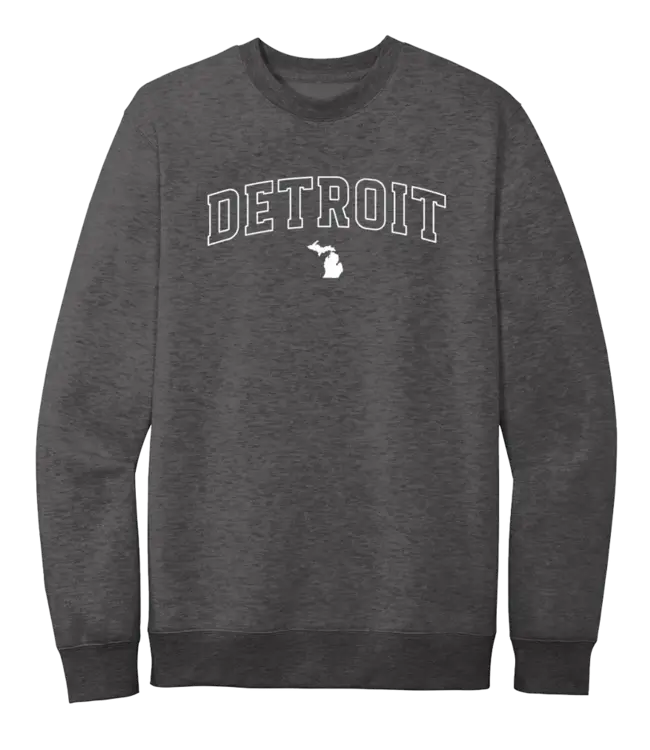 Michigan Awesome Detroit Crewneck Sweatshirt