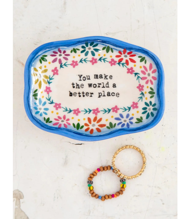 Natural Life Artisan Trinket Jewelry Dish