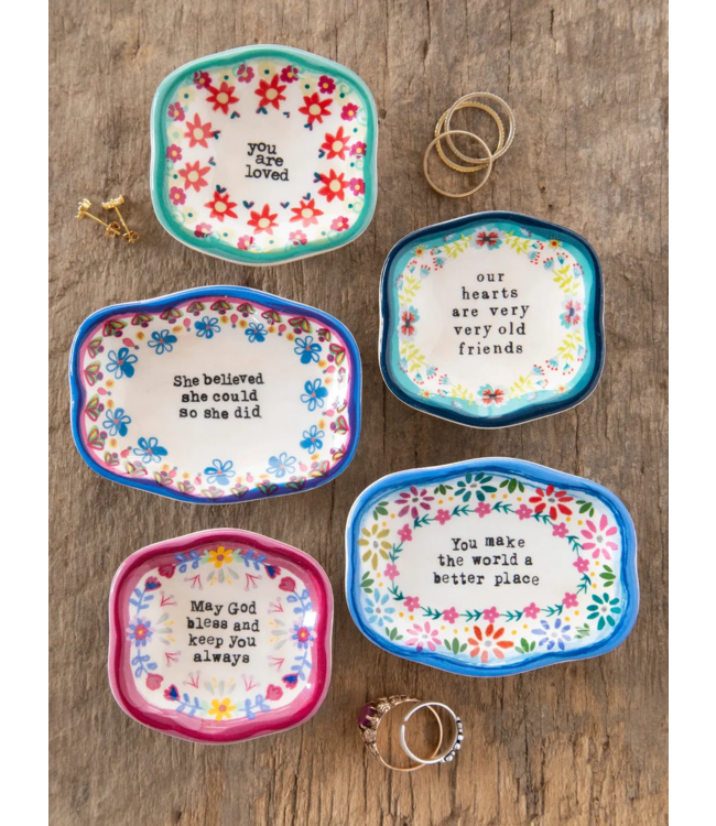 Natural Life Artisan Trinket Jewelry Dish