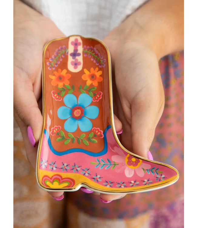 Natural Life Artsy Ceramic Trinket Dish