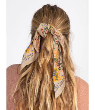 Natural Life Bandana Scrunchie Mandala