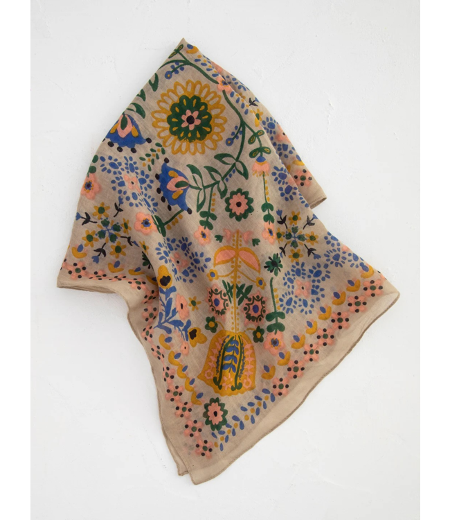 Natural Life Bandana Scrunchie Mandala