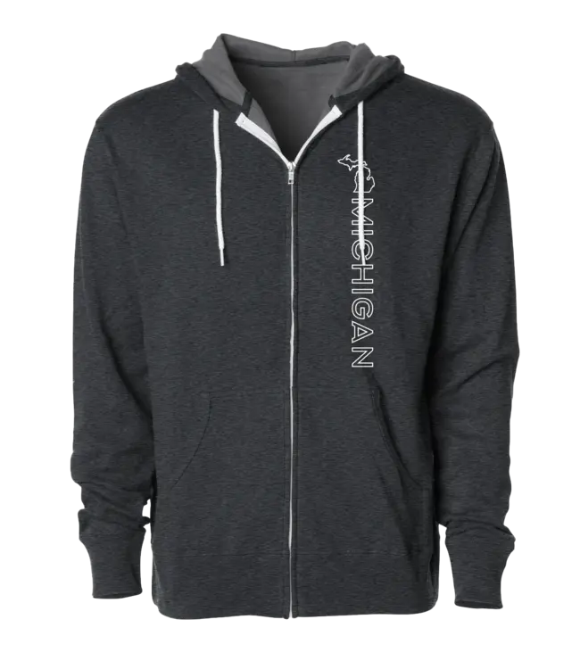 Great State Apparel Michigan Full Zip Hoodie