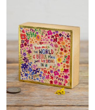 Natural Life Tiny Block Keepsake