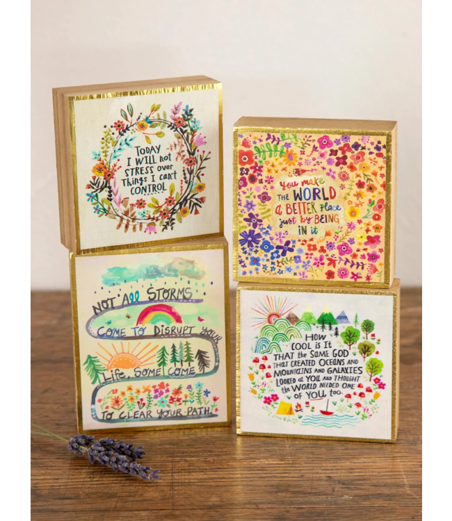 Natural Life Tiny Block Keepsake