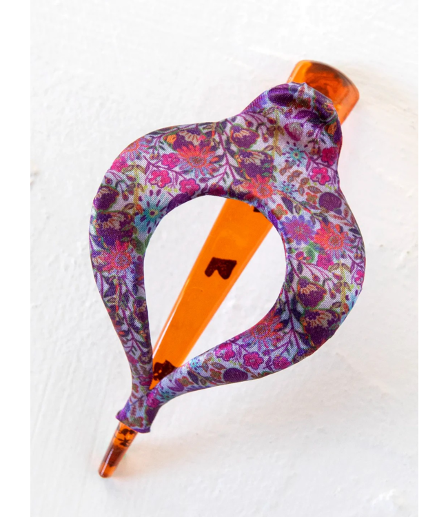 Natural Life Floral Fabric Boho Hair Clip