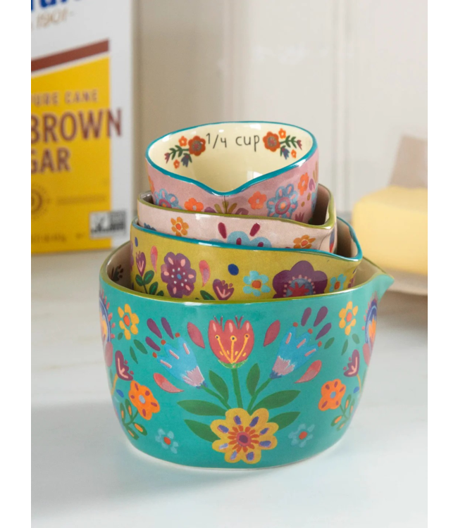 Natural Life Ceramic Nesting Measuring Cups
