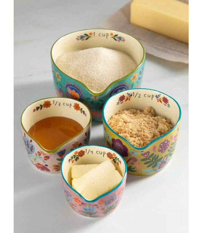 Natural Life Ceramic Nesting Measuring Cups