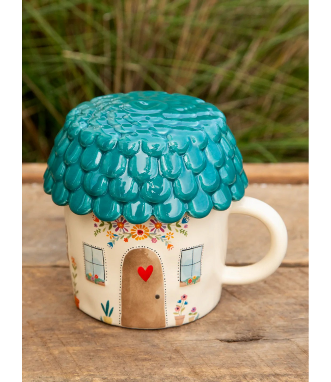 Natural Life Lidded Mug