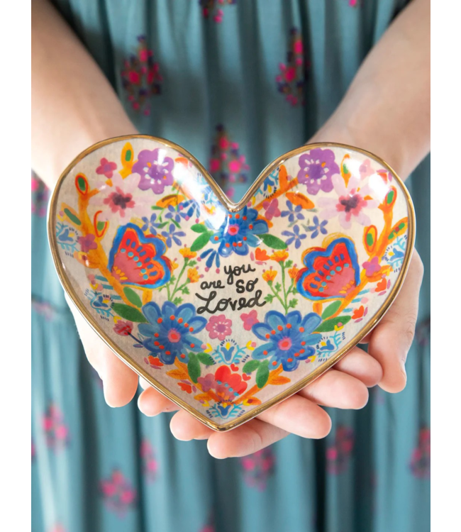 Natural Life Artsy Ceramic Trinket Dish