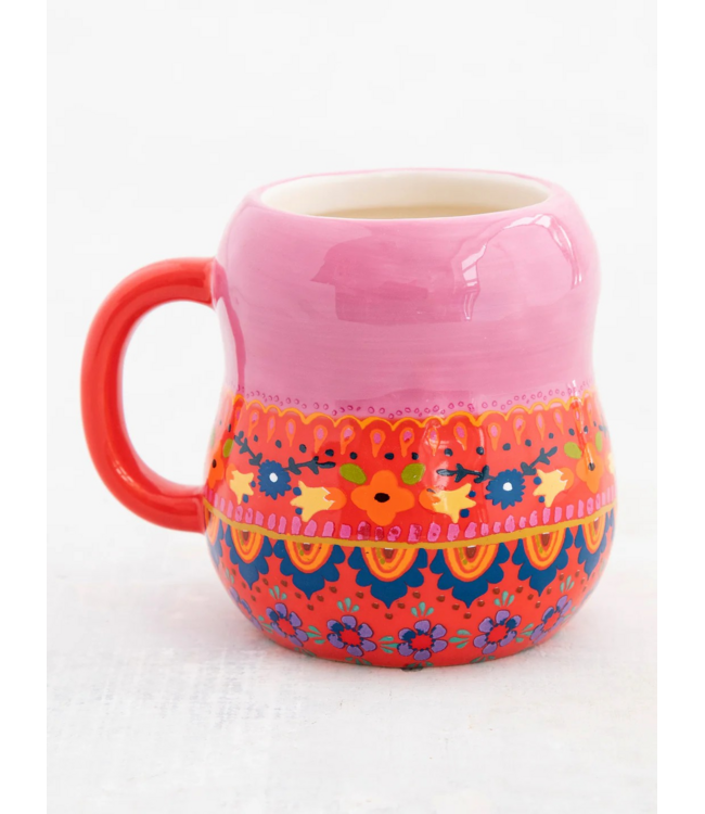Natural Life Folk Art Coffee Mug