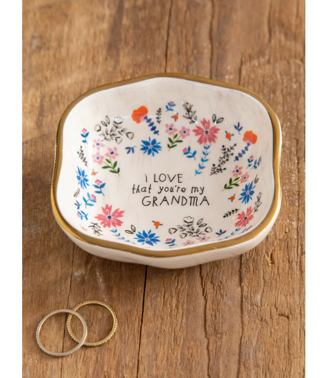 Natural Life Antiqued Trinket Bowl