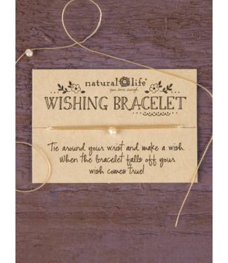 Natural Life Wishing Bracelet Cream