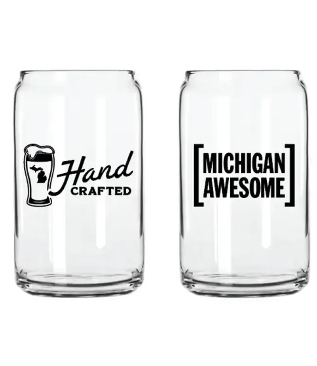 Michigan Awesome Michigan Awesome Can Glass