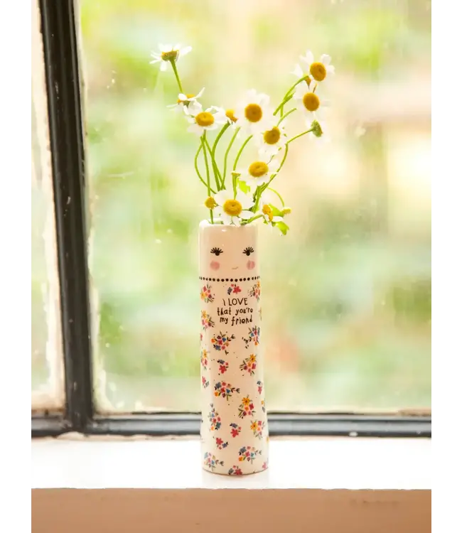 Natural Life Folk Friend Bud Vase