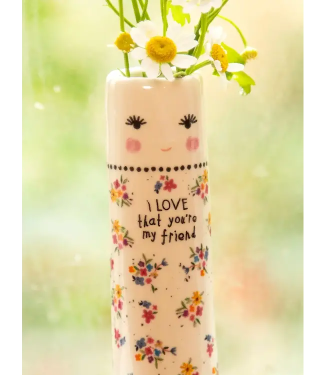 Natural Life Folk Friend Bud Vase