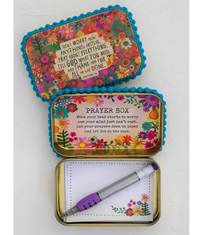 Natural Life Tin Prayer Box