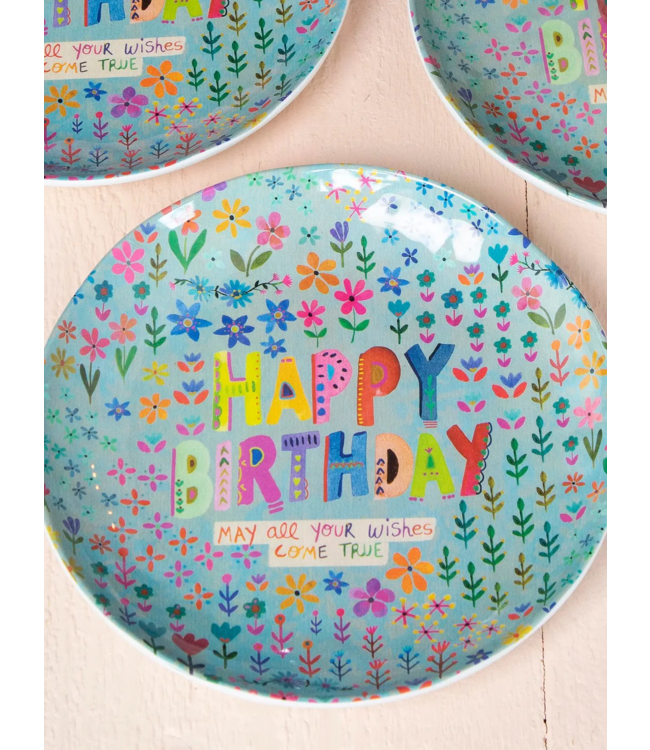 Natural Life Party Plate Set of 4