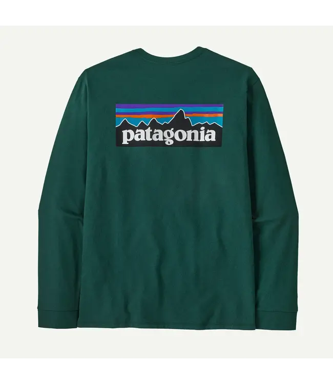 Patagonia M's L/S P-6 Logo Responsibili-Tee