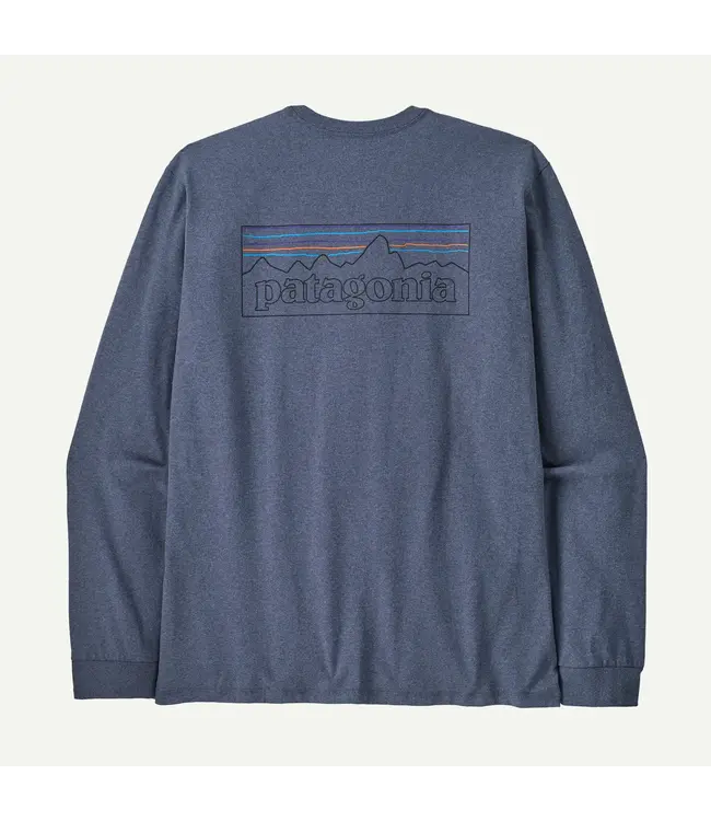 Patagonia M's L/S P-6 Logo Responsibili-Tee