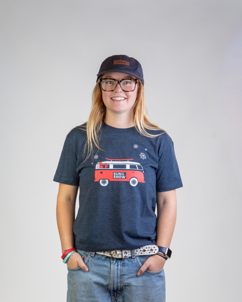 Freeride skier Hannah Baldwin