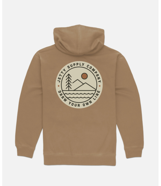 Jetty Emblem Zip Hoodie