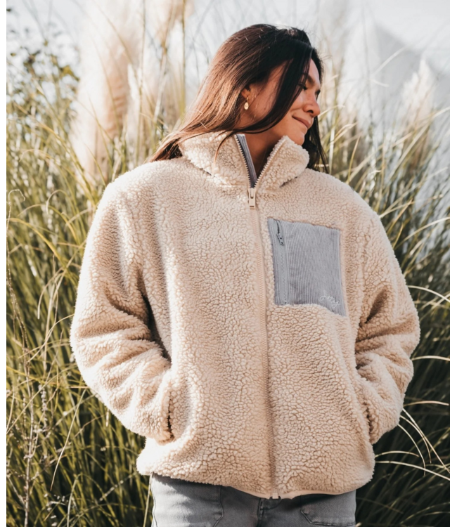 Jetty Cedar High Pile Fleece Jacket