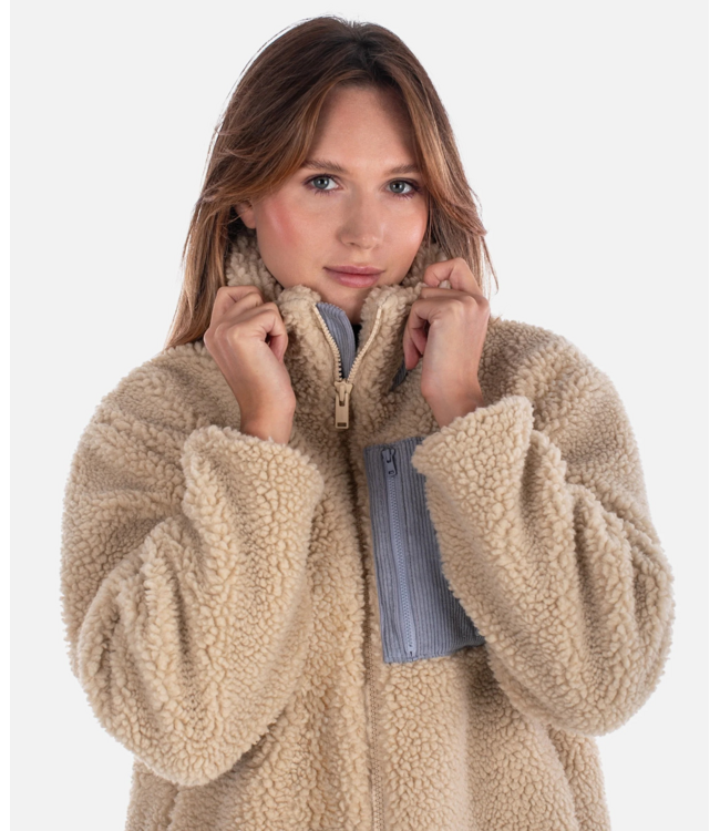 Jetty Cedar High Pile Fleece Jacket