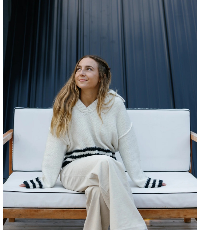 Jetty Tybee Henley Sweater