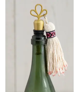 Natural Life Tassel Bottle Stopper