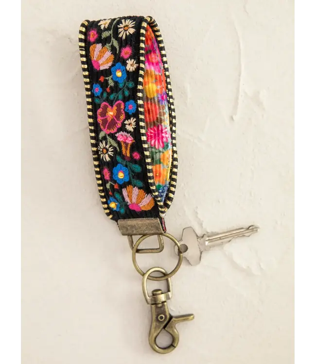 Natural Life Embroidered Key Chain