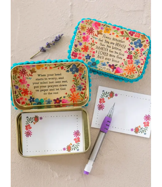 Natural Life Tin Prayer Box