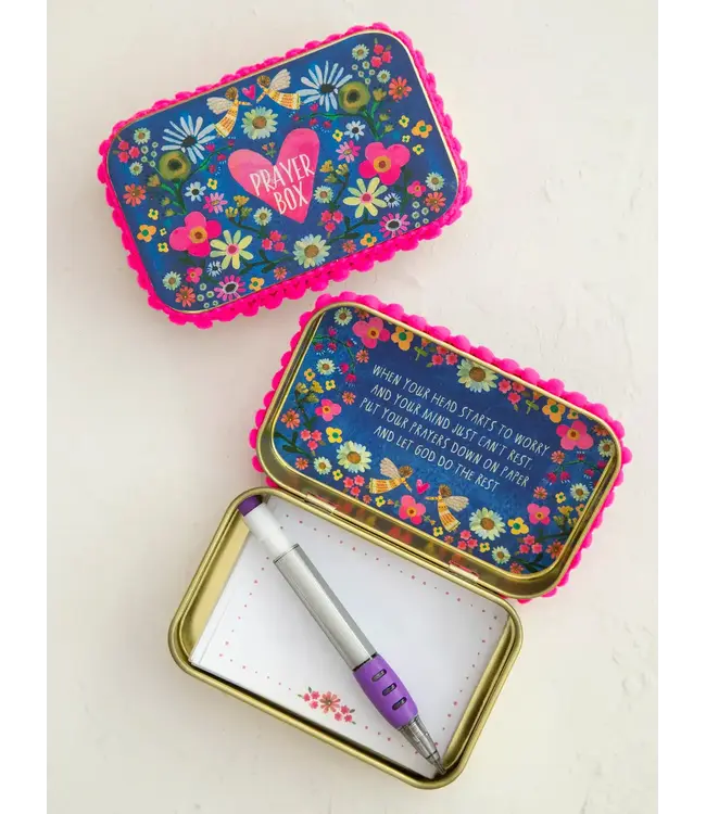 Natural Life Tin Prayer Box